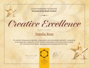  Creative Excellence Award November 2023