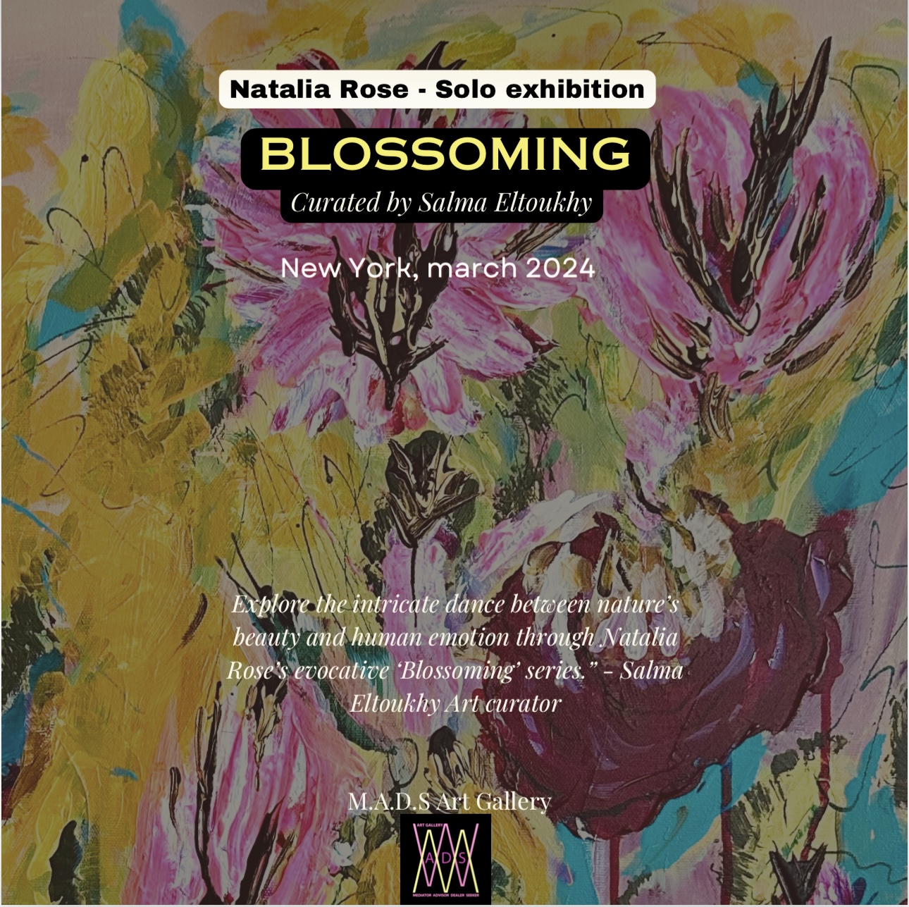 Solo Exhibition “Blossoming” March Catalog